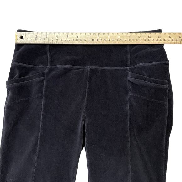 Athleta Leggings Women's L Metro High Rise Velvet Corduroy Gray - Picture 9 of 13